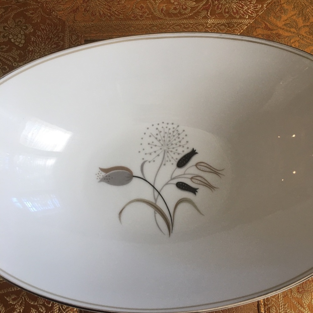 THREE Mid Century Matching China Pieces